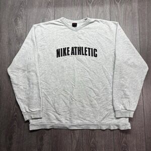 Nike Gray "Nike Athletic" Crewneck Sweatshirt